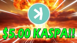 KASPA HOLDERS 100X!! KASPA PRICE PREDICTION!! $5.00 IN THE BULL RUN!! KASPA IS GOING GLOBAL!!
