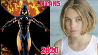TITANS TV SHOW CAST REAL NAMES AND AGE