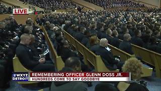 Funeral for officer Glenn Doss Jr.