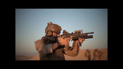 Marines Conduct a Grenade Launcher Range in Kuwait