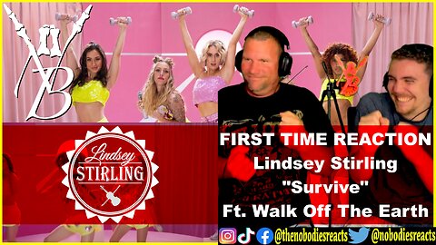 FIRST TIME REACTION to Lindsey Stirling "Survive" - Feat. Walk Off The Earth!