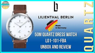 Great German Microbrand! | Lilienthal Berlin L1 50m Quartz L01-101-FBA Unbox & Review