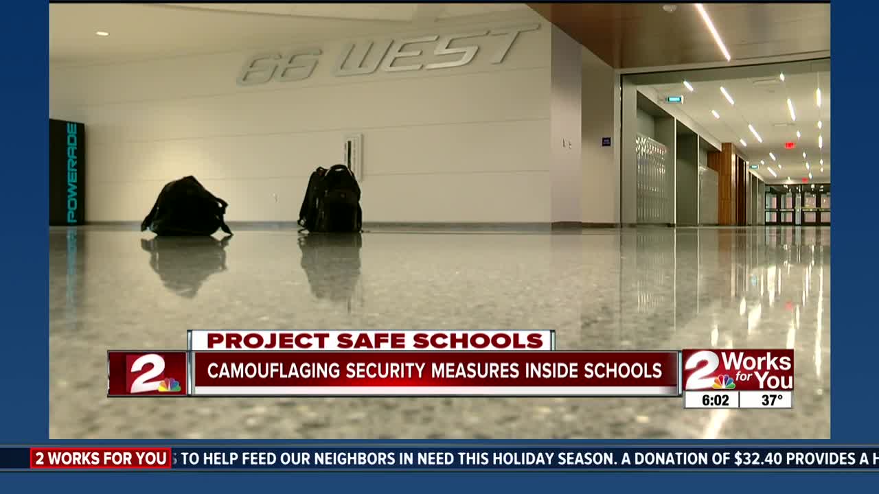 Camouflaging security measures inside schools