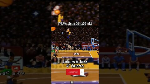 #4 NBA JAM TE 2K22 LOS ANGELES LAKERS COM LEBRON X UTAH JAZZ #semedissaum #games #nba