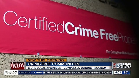 How would you like to live in a 'certified crime-free property'?