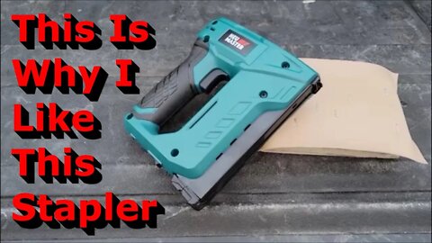 This Is Why I Like This Cordless Staple Gun - Test & Review