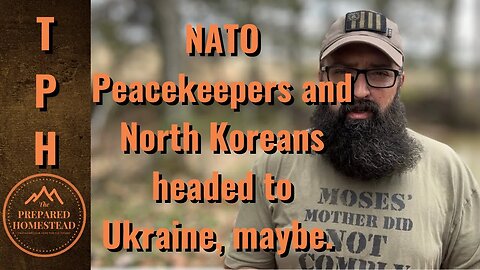 NATO Peacekeepers and North Koreans headed to Ukraine, maybe?