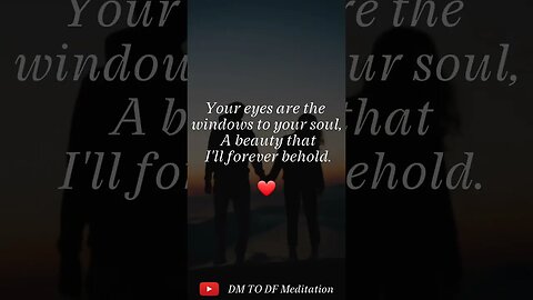 dm to df 💌 Short Love Story 🌷💕divine masculine dm to df meditation #viralvideo #shorts #masculinity