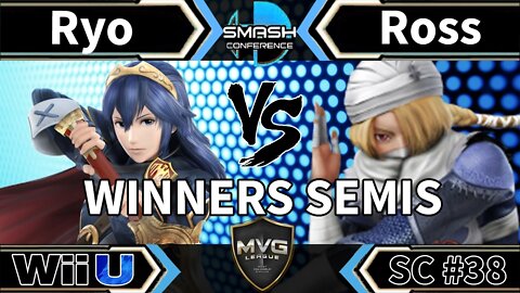 MVG|Ryo (Lucina & Ike) vs. VGR DMG|Ross (Sheik) - SSB4 Winners Semis - Smash Conference 38