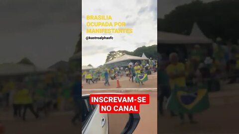 MANIFESTAÇÕES AUMENTAM EM BRASÍLIA, NA VÉSPERA DA DIPLOMAÇÃO