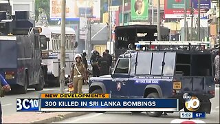 300 killed in Sri Lanka bombings