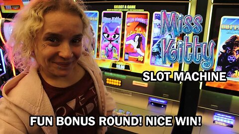 Sassee Cassee SLOT PLAY! MISS KITTY WIN!! Slot Ladies