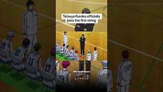 Tetsuya Kuroko officially joins the first string 🥶 #anime #kurokonobasket #fyp