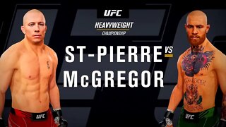 EA Sports UFC 4 Gameplay Conor McGregor vs Georges St-Pierre