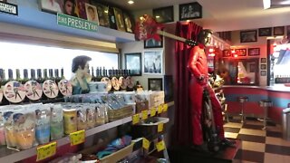 Elvis in Israel! Now you can see the Elvis American Café west of Jerusalem where I love to go!