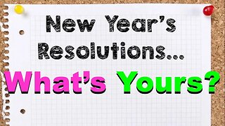 No. 883 – New Year's Recovery – Resolutions