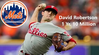 David Robertson Signs With The New York Mets