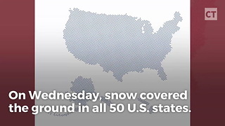 Snowfall Officially Recorded In All 50 States, Al Gore Must Be Hibernating