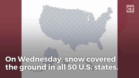 Snowfall Officially Recorded In All 50 States, Al Gore Must Be Hibernating