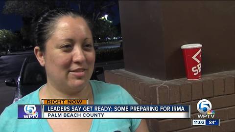 Palm Beach County residents prepare for Hurricane Irma