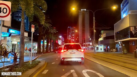 GOLD COAST Night Drive 4K - Queensland | Australia