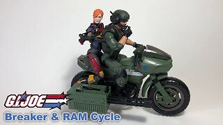 Breaker and the RAM Cycle - GI Joe Classified Toy Review