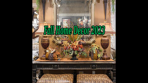 2023 Fall Home Decor.
