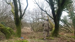 Test footage before filming putting up a tarp. Dartmoor 22nd March 2023