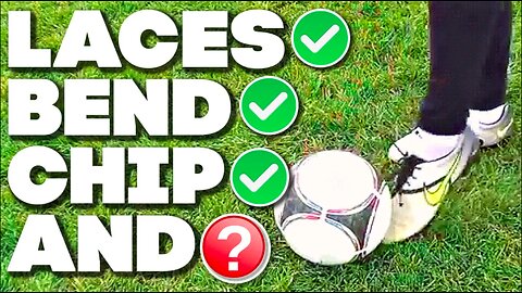 6 Ways to KICK A SOCCER BALL for beginners