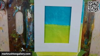 Freestyle Abstract Landscape Painting and Talking about Art