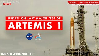 NOW! NASA Provides Update on Artemis 1