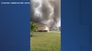 RAW: Cape Coral House Fire