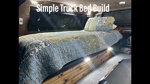 Truck Camping MUST HAVE! How to build a simple Truck Camper BED!