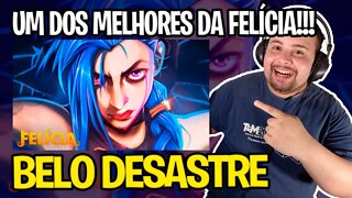 REACT FELÍCIA ROCK - Belo Desastre ( Jinx - Arcane ) | Prod. WB Beats