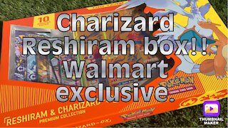 Walmart Exclusive!!! Charizard Reshiram Box!!! Pokemon Cards Opening.