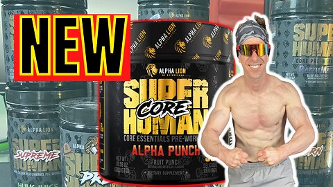 Alpha Lion's Newest Super Human Pre Workout | Leg Day