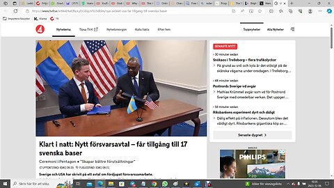 Nytt försvarsavtal: USA/Sverige