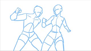 Animation practice (fight scene)