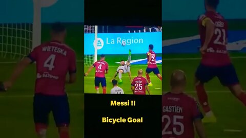 Messi Bicycle Goal | PSG vs Clermont