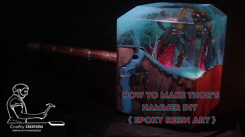 How to make THOR’s hammer Epoxy Resin Art Diy