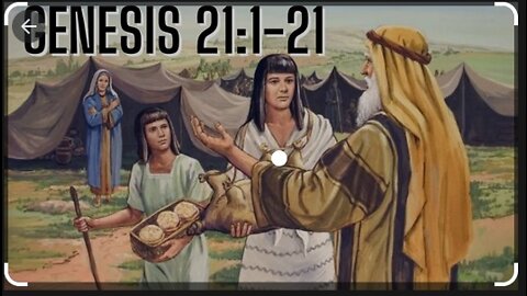 Abraão despediu Agar a serva e Ismael seu filho - Gn 21
