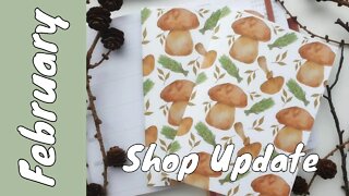 Studio Vlog - Shop Update Mushroom and Sage Collection