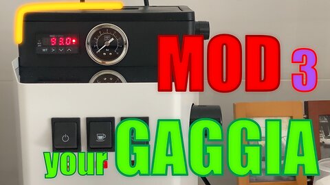 DIY Mod Gaggia Espresso Coffee Machine (Part 3) 升级嘎加浓缩咖啡机