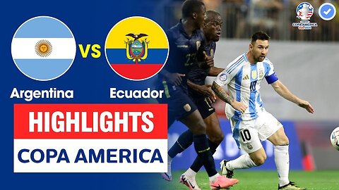 Highlights _ Argentina - Ecuador _ Messi đá hỏng 11m trong sự ngỡ ngàng của NHM