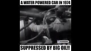 1974 water powered car. The truth of hydrogen power.