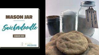Mason Jar SNICKERDOODLE Cookie Mix