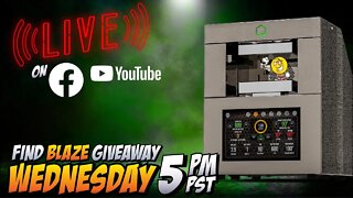 Find Blaze Giveaway Live at 5 Promo.