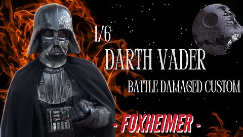 1/6 Darth Vader action figure custom Star Wars Battle Damaged Hot Toys MMS279 A New Hope