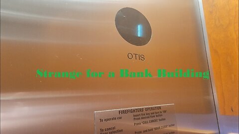 Strange 1999 Otis Series 4 Elevonic 411 Traction Elevators at US Bank (Charlotte, NC)