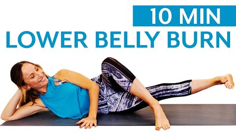 Lower Belly Workout, Burn Stubborn Belly Fat, 10 Minute Fast Workout, Lower Body Exercises w/ Tessa